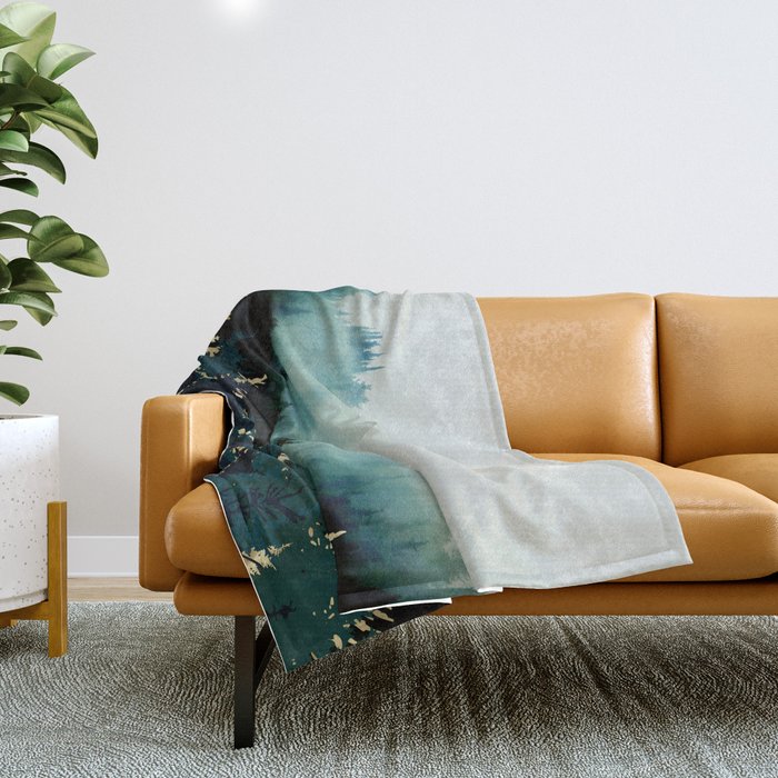 Forest Glow Throw Blanket