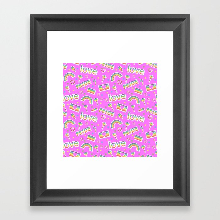 LGBT pride Framed Art Print