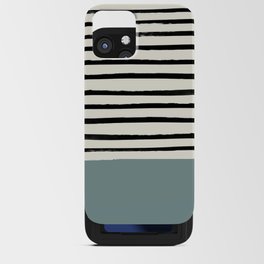 River Stone & Stripes iPhone Card Case