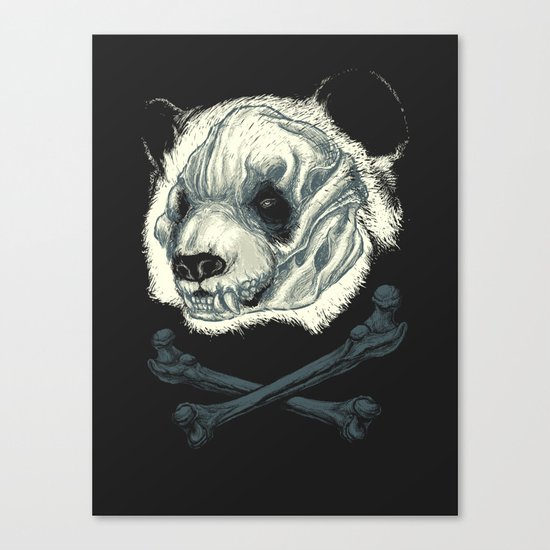 Hardcore Panda! Canvas Print