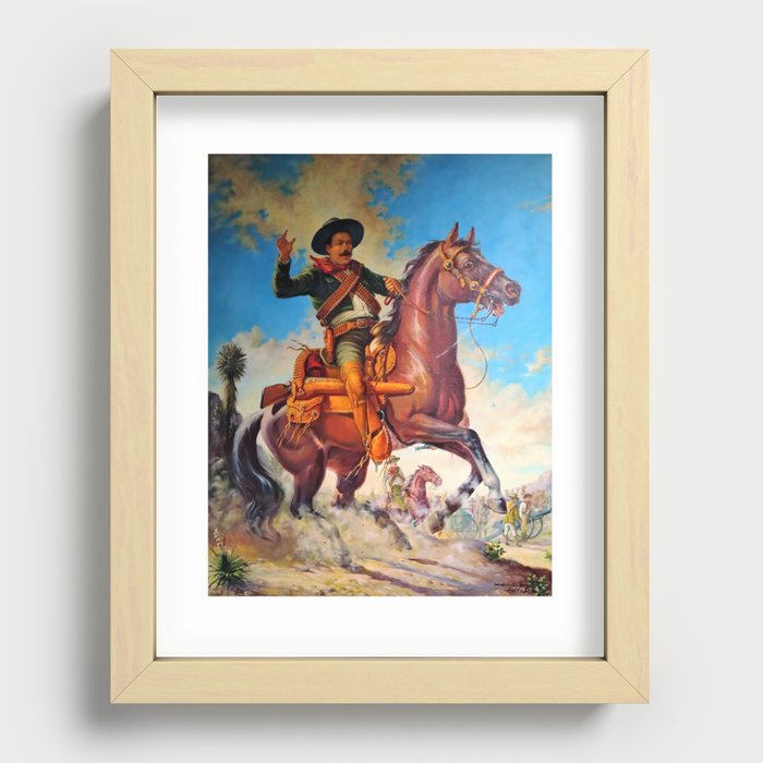 Pancho Villa Recessed Framed Print