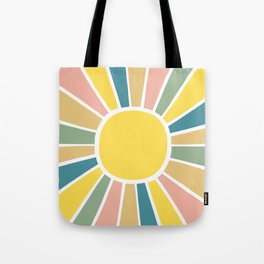 Retro Sunshine Tote Bag