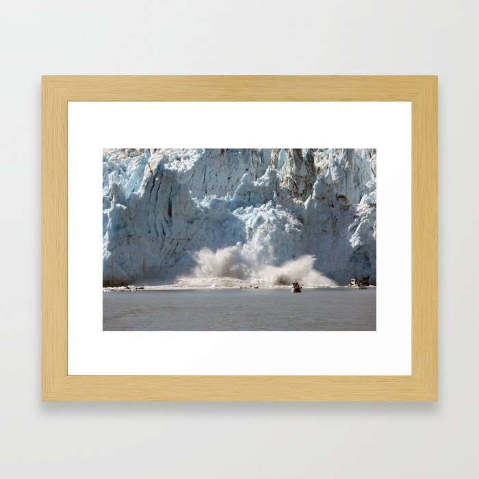 Glacier Framed Art Print