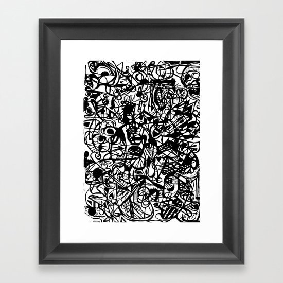 Scan #5 Framed Art Print