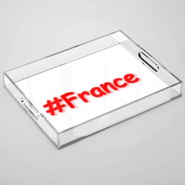"#France" Cute Design. Buy Now Acrylic Tray