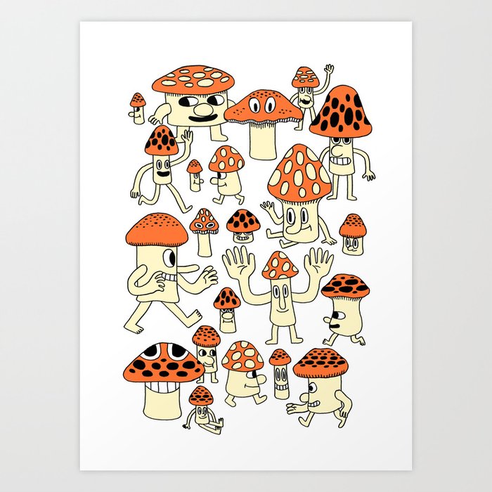 Fun Guys Art Print