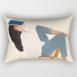 Lost in my books Rectangular Pillow
