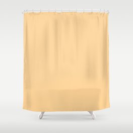 CARAMEL COLOR. Warm Pastel solid color Shower Curtain