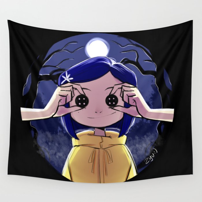 Coraline tapestry sales