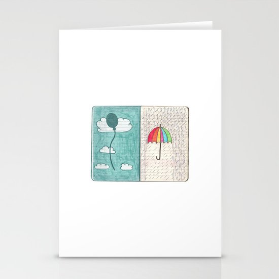 Always trust the weather Stationery Cards