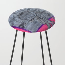 Protea Flower Popup Counter Stool