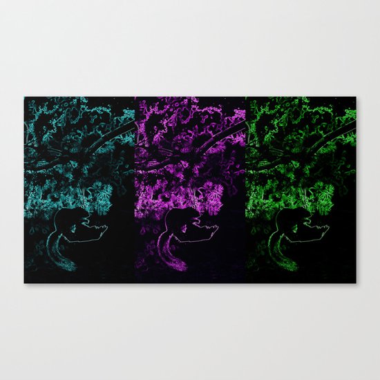 Greedy Squirrel Canvas Print