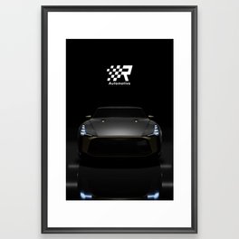 Racing Automotive | Dark Poster #6 Framed Art Print