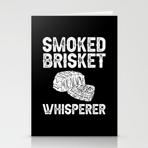 Smoked Brisket Beef Oven Rub Grill Smoker Stationery Cards