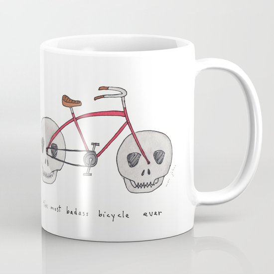 the most badass bicycle ever Mug