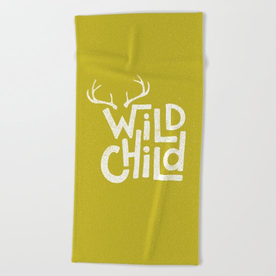 WILD CHILD Beach Towel