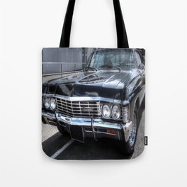 Supernatural Tote Bags Society6 Impala Supernatural Tote Bag
