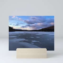 Icy Sunrise in Southern Vermont Mini Art Print