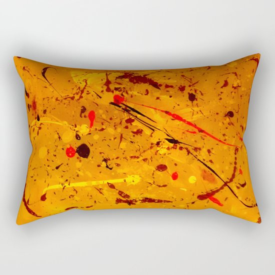 Abstract #2 - Embers Rectangular Pillow