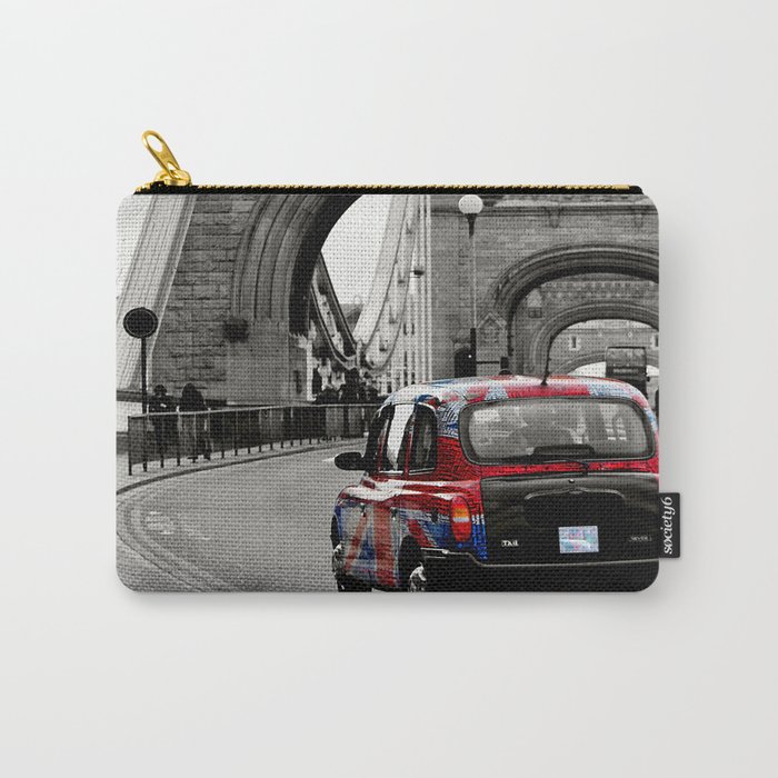 London Union Jack Taxi. Carry-All Pouch