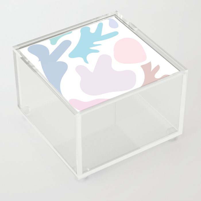 25 Abstract Shapes Pastel Background 220729 Valourine Design Acrylic Box