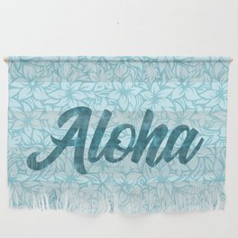 Moloaa Bay Hawaiian Hibiscus Aloha Shirt Print Wall Hanging