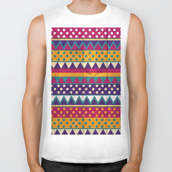 Mexican Pattern Biker Tank