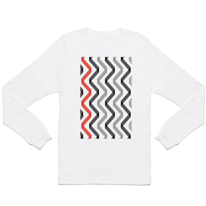 Utilfreds Misbrug Bærbar Geometric Minimalist Pattern Scandinavian Design Long Sleeve T Shirt by  Nordic Print Studio | Society6