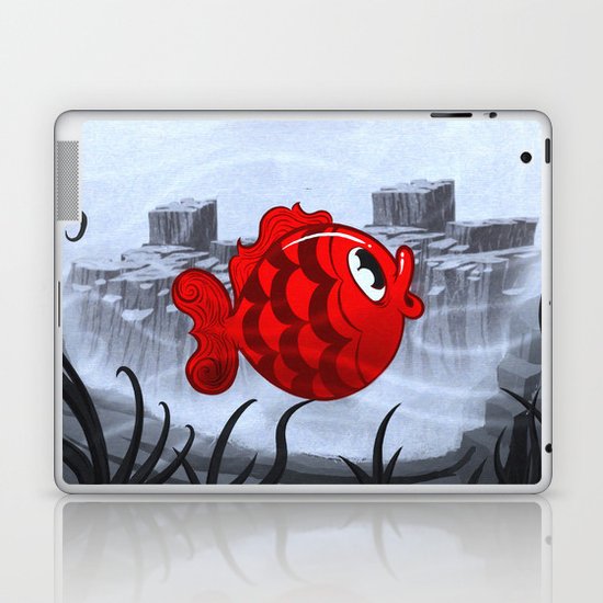 RED & BLUE Laptop & iPad Skin