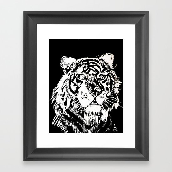 Tiger Framed Art Print