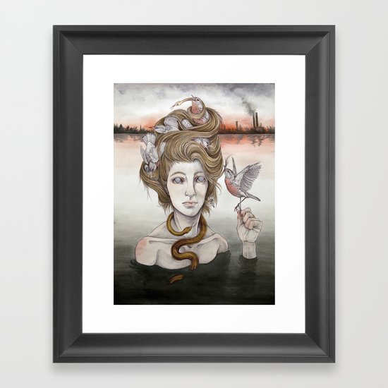 The Last Gorgon Framed Art Print