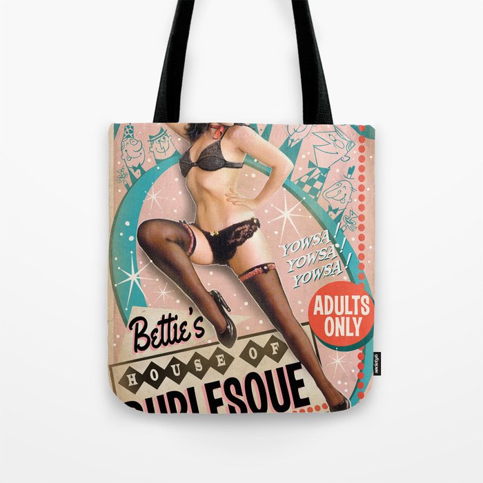 Betties' House of Burlesque Tote Bag