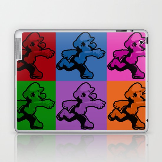 Warholian Mario Laptop & iPad Skin