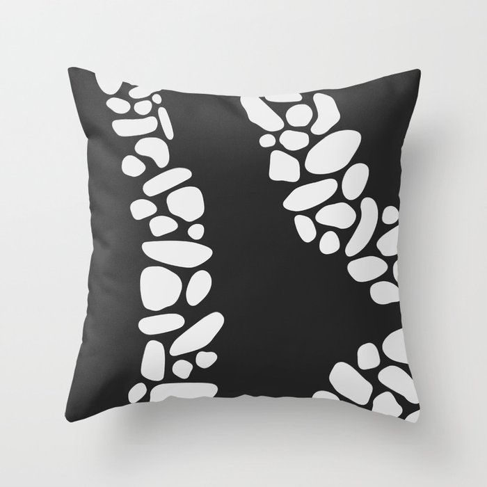 Color stones path collection 8 Throw Pillow