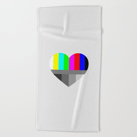 A Test of Love Beach Towel