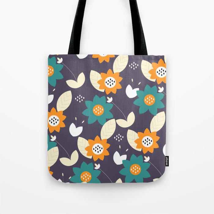 Floral cluster in the evening Tote Bag