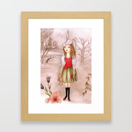 Peau d'ane au chateau Framed Art Print