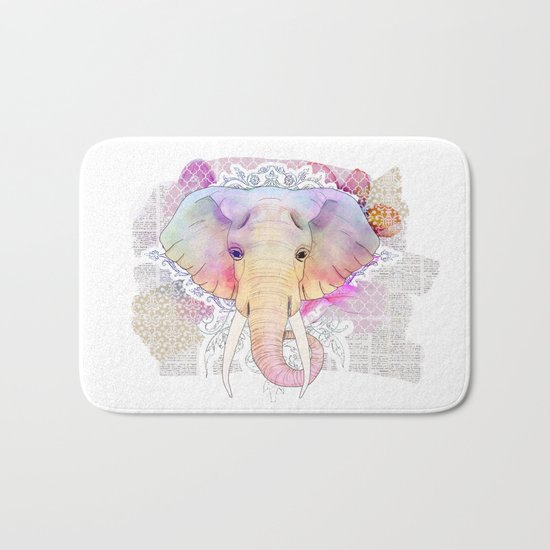 elephant Bath Mat