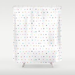 confetti dots Shower Curtain
