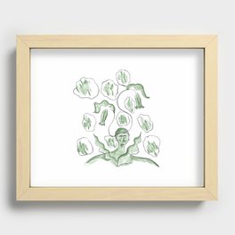 Thinker of Tender Thoughts Recessed Framed Print