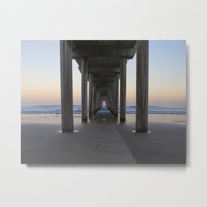 Scripps Pier at Sunrise (Digital) Metal Print