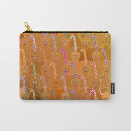 Happy Gingerbreads Carry-All Pouch