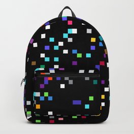 Pixels in Dark Backpack