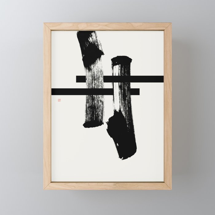 #torii (West Meets East Series) Framed Mini Art Print