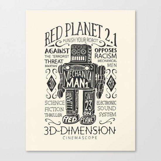 Red Planet Canvas Print