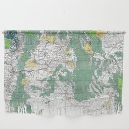 Pacific Northwest Map Wall Hanging