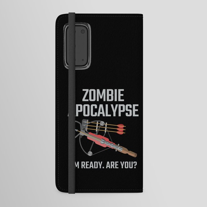 Crossbow Zombie Apocalypse Archery Android Wallet Case