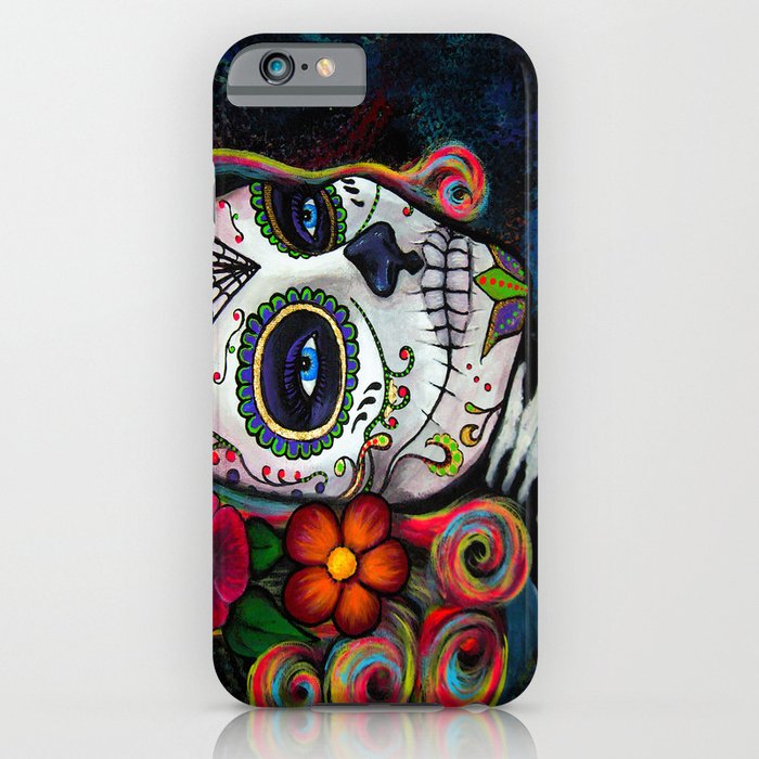 sugar skull candy iphone case