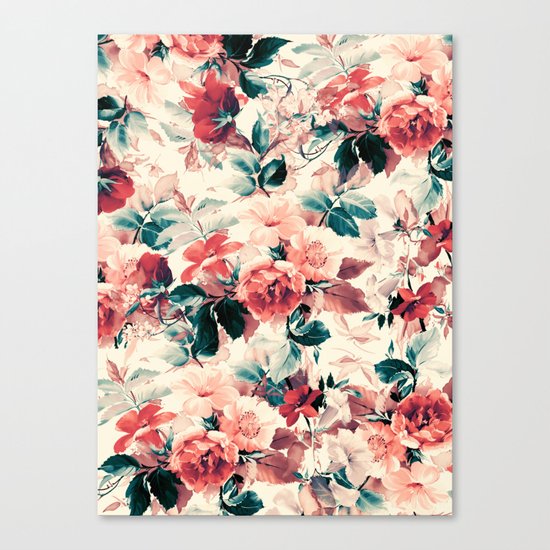 FLORAL PATTERN 09 Canvas Print