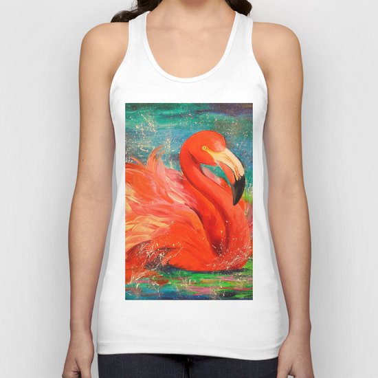 Flamingo Unisex Tank Top